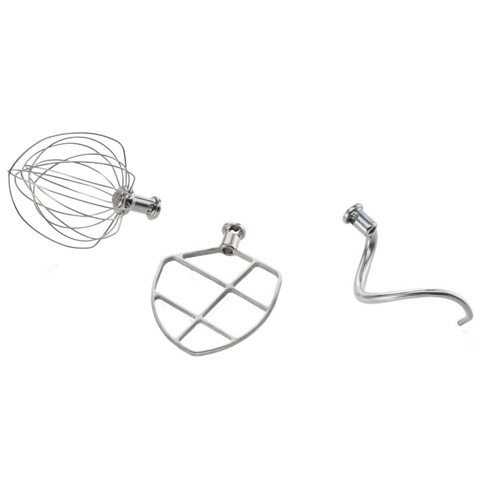 Zubehörset aus Edelstahl (Schneebesen, Spachtel, Knethaken) für 1977CS/S — Virtus Z/S60300850