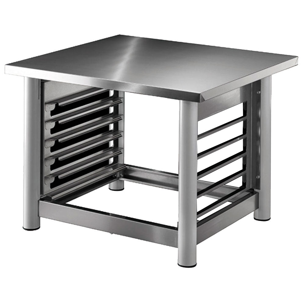 Untergestell mit Einschubschienen für Elektro-Konvektionsofen 10x GN 1/1 - 40x60 cm — Virtus Z/TSUPP1011