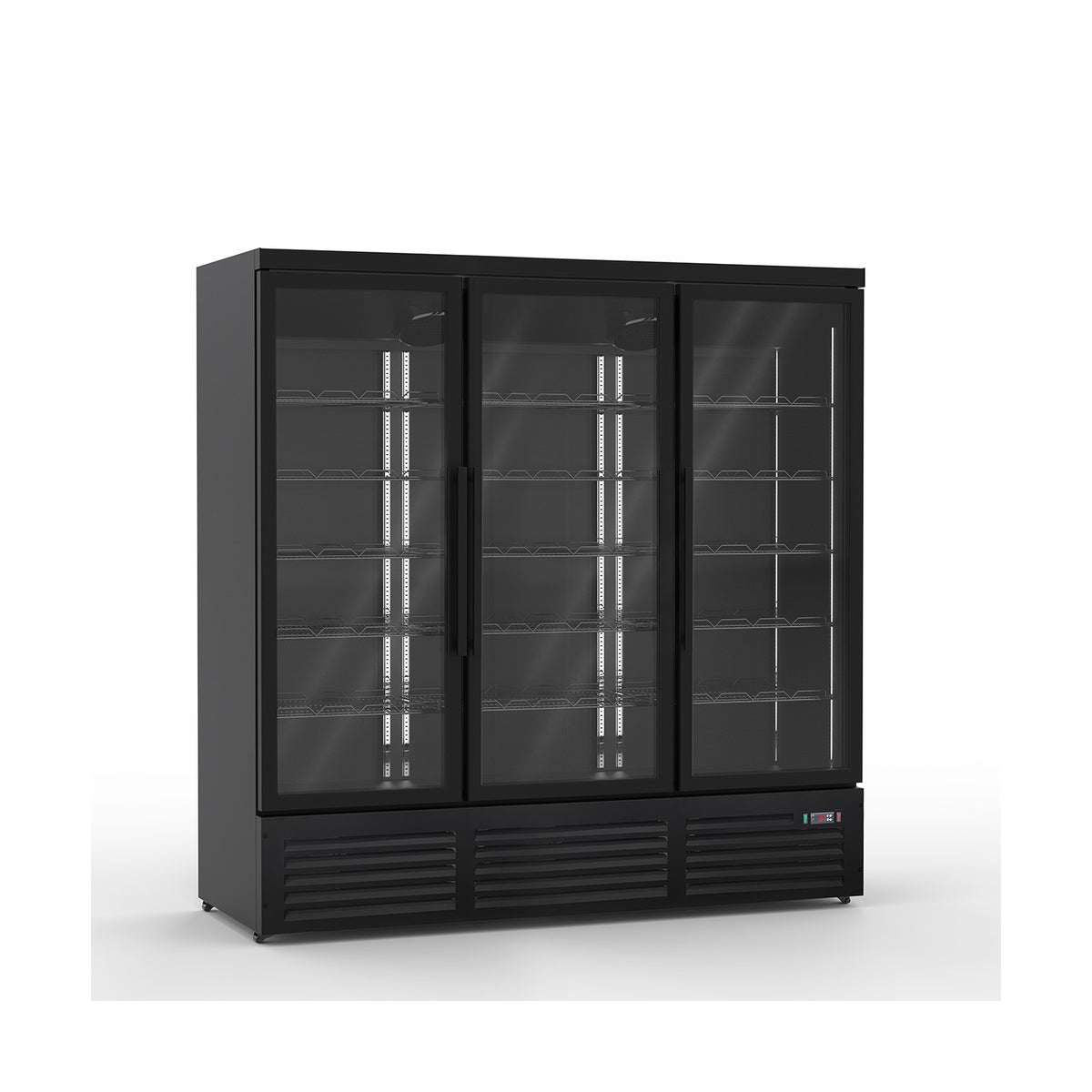 Getränkekühlschrank 1900 Liter, schwarz, 1880 × 710 × 2030 mm | A&S KS-1600-N