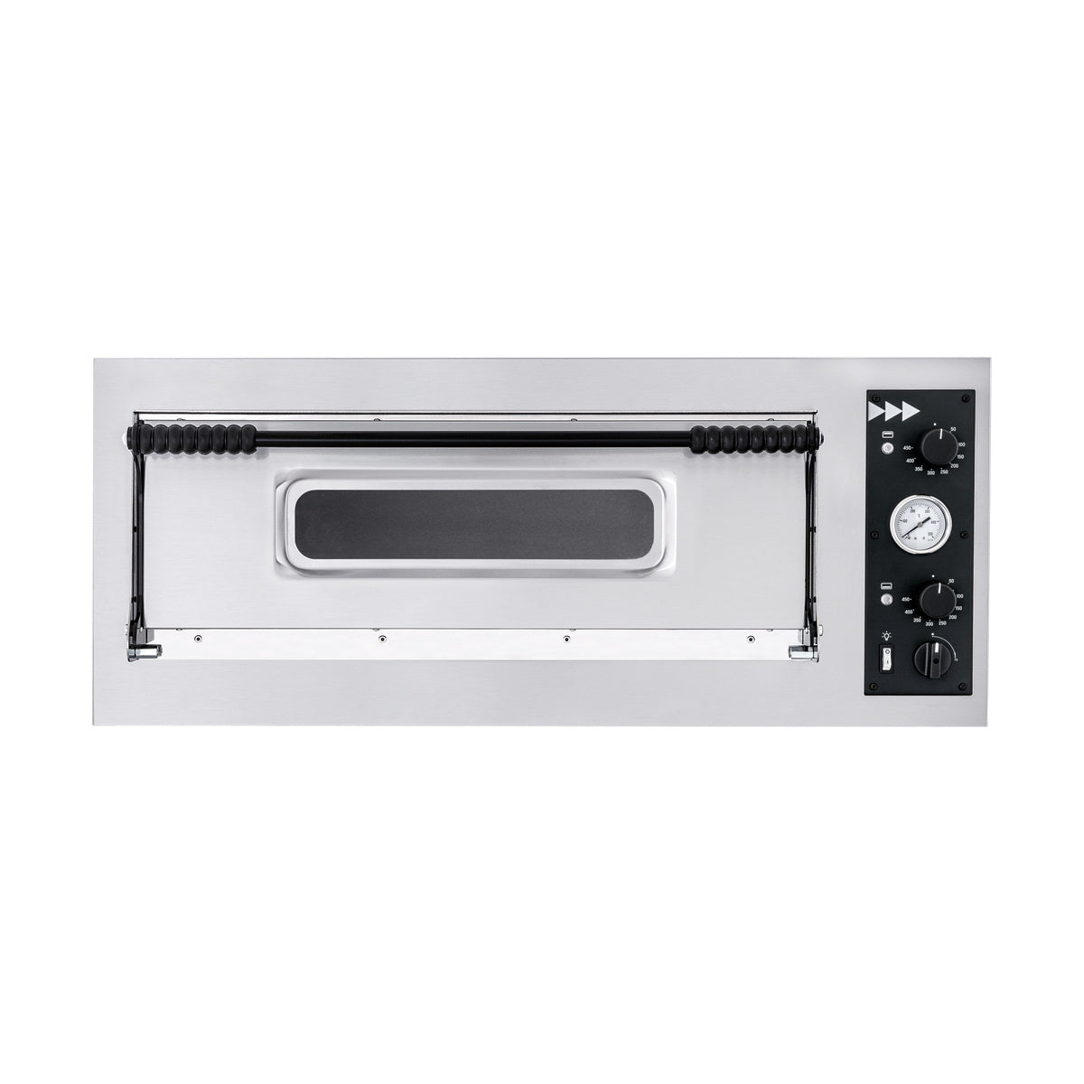 Elektro Pizzaofen tiefe Version, Volumen: 6 Pizzen a 35 cm, 1000 × 1315 × 415 mm | A&S P6XL