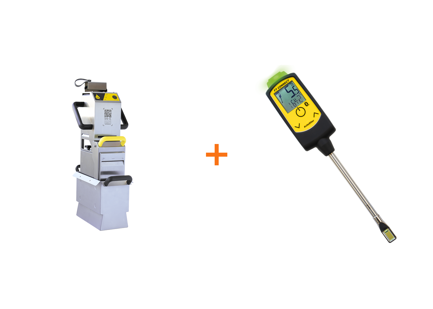 VITO VL Frittierölfilter Set mit VITO FT CONNECT Öltester