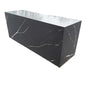 Neutrale Servicetheke 2000x600x900 mm mit schwarzer Belenco-Quarz-Platte — Virtus 0532001 Restposten