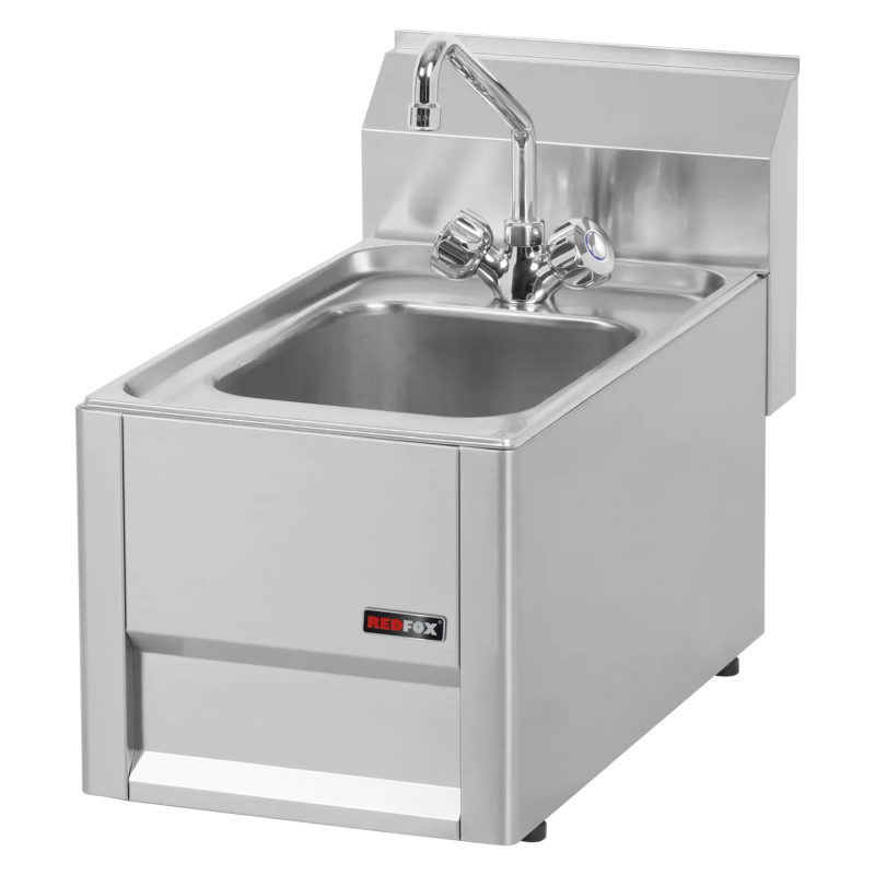 Spülbecken mit Armatur Kochserie Red 600 | KBS 10109408 - KBS Gastrotechnik