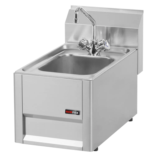 Spülbecken mit Armatur Kochserie Red 600 | KBS 10109408 - KBS Gastrotechnik