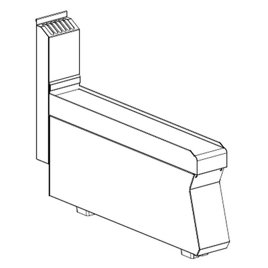 Neutralelement 100 mm breit ohne Schublade | KBS 10209308 - KBS Gastrotechnik