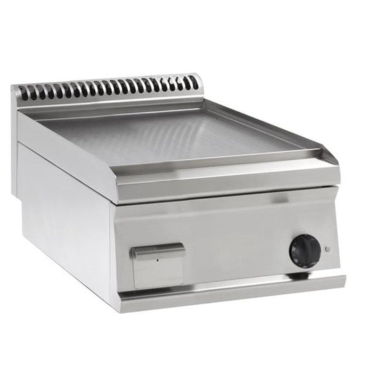 Elektro-Grillplatte glatt hartverchromt mit 1 Heizzone Tischgerät | KBS 10312007 | KBS Gastrotechnik