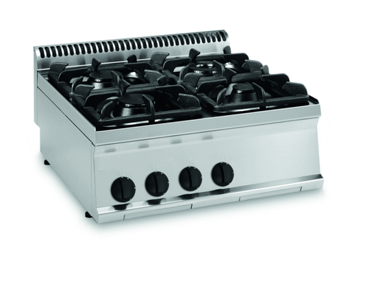Gas-Kochfläche 19,5kW 4 Brenner Tischgerät | KBS 10321011 | KBS Gastrotechnik