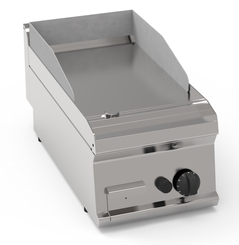 Gas-Grillplatte glatt hartverchromt mit 1 Heizzone Tischgerät | KBS 10322013 - KBS Gastrotechnik