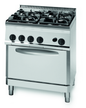 Gas-Herd 19,5kW 4 Brenner mit Elektro Backofen | KBS 10331005 - KBS Gastrotechnik
