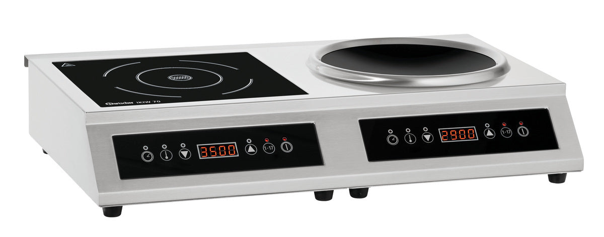 Induktionskocher-Wok-Kombi IKIW 70 | Bartscher 105800 - Bartscher