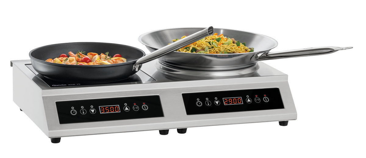 Induktionskocher-Wok-Kombi IKIW 70 | Bartscher 105800 - Bartscher