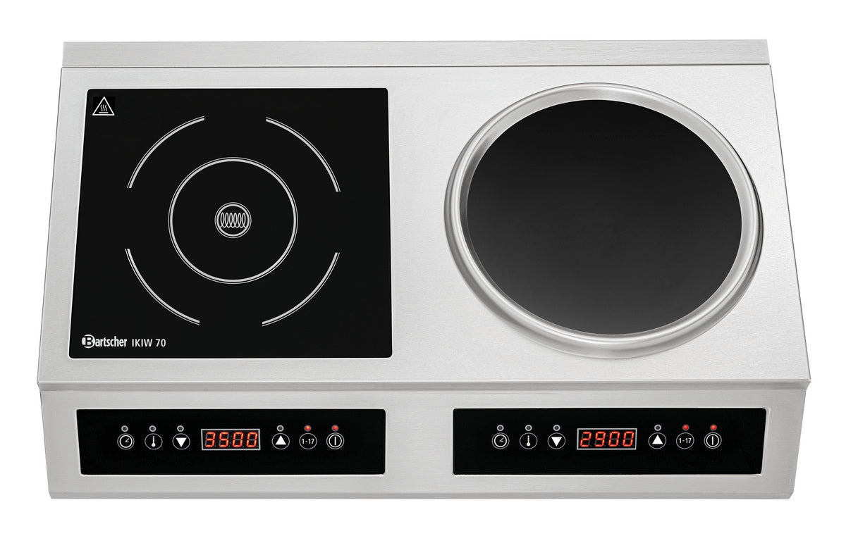 Induktionskocher-Wok-Kombi IKIW 70 | Bartscher 105800 - Bartscher