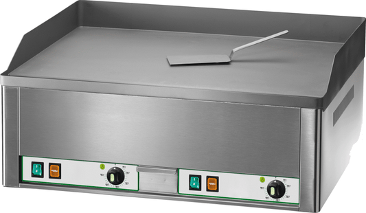 Elektro-Grillplatte 2 Heizzonen glatt 6kW | KBS 10921012 - KBS Gastrotechnik