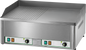 Elektro-Grillplatte 6kW 2 Heizzonen 1/2 glatt + 1/2 gerillt | KBS 10921014 - KBS Gastrotechnik