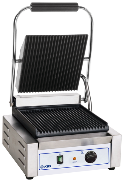 Contact grill grilling surface 22x23 cm ridged top & bottom | KBS 10927027 - KBS Gastrotechnik