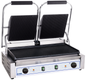 Kontaktgrill Grillfläche 47x23 cm oben & unten gerillt 2 Temperaturzonen | KBS 10927029 - KBS Gastrotechnik