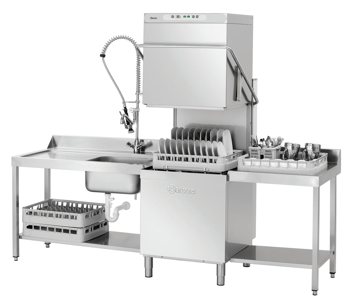 Durchschubspülmaschine DS 600 LPR | Bartscher 109349 - Bartscher