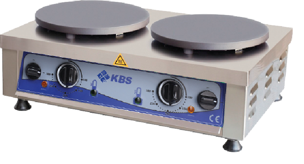 Crepiere elektro 2 Platten Ø40 cm | KBS 10961023 - KBS Gastrotechnik