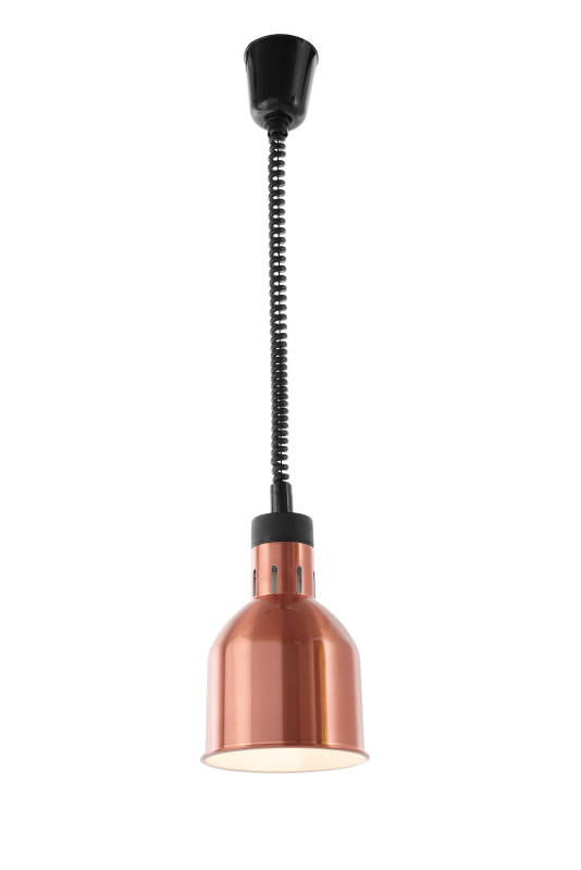 Infrarot Heizlampe Kupfer eloxiert inkl. Leuchtmittel | KBS 10974008 - KBS Gastrotechnik