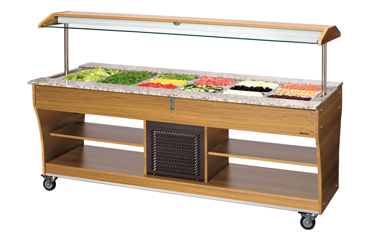 Buffetwagen, kalt, 6x 1/1 GN | Bartscher 125527 - Bartscher