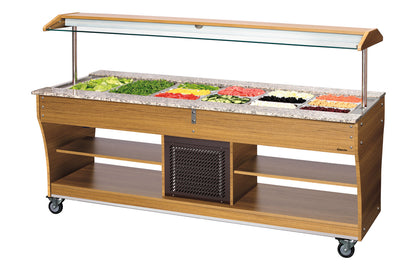 Buffetwagen, kalt, 6x 1/1 GN | Bartscher 125527 - Bartscher