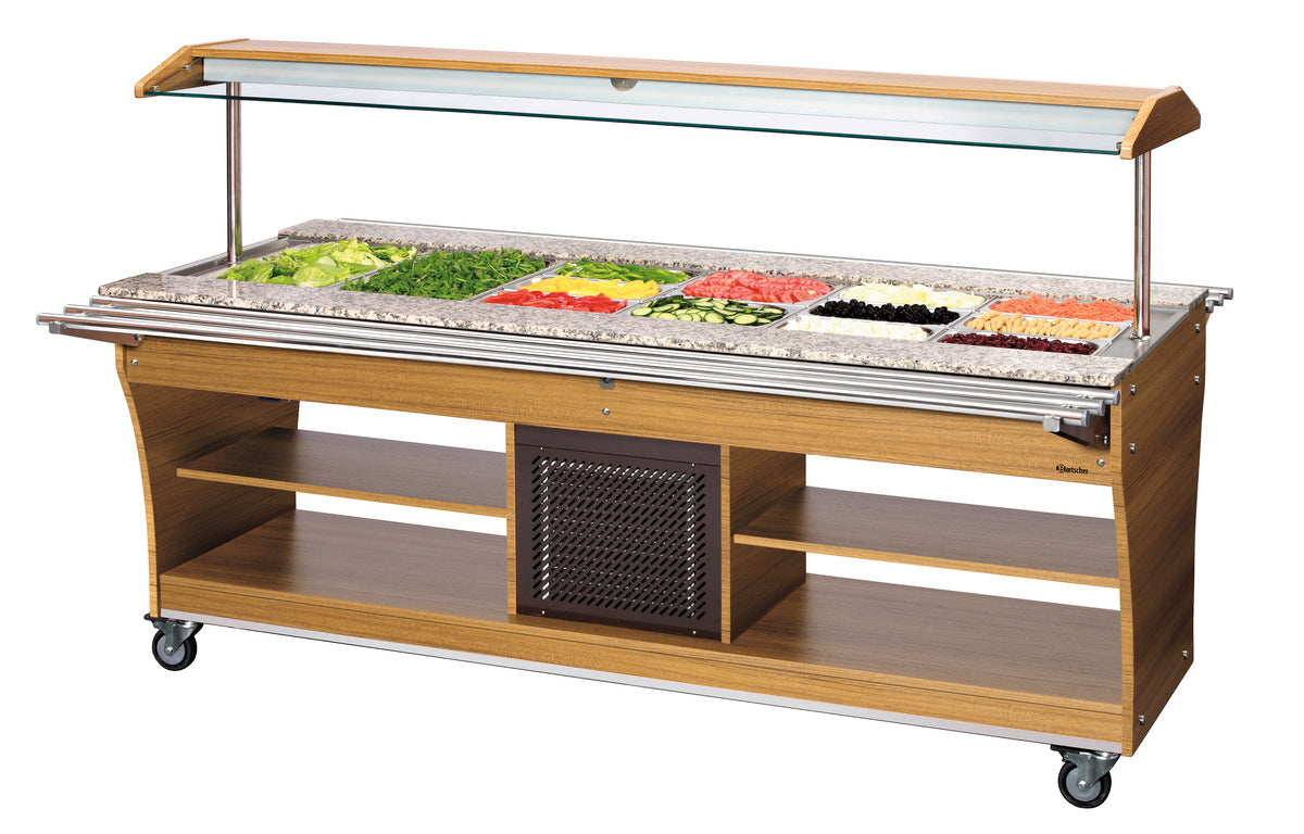 Buffetwagen, kalt, 6x 1/1 GN | Bartscher 125527 - Bartscher
