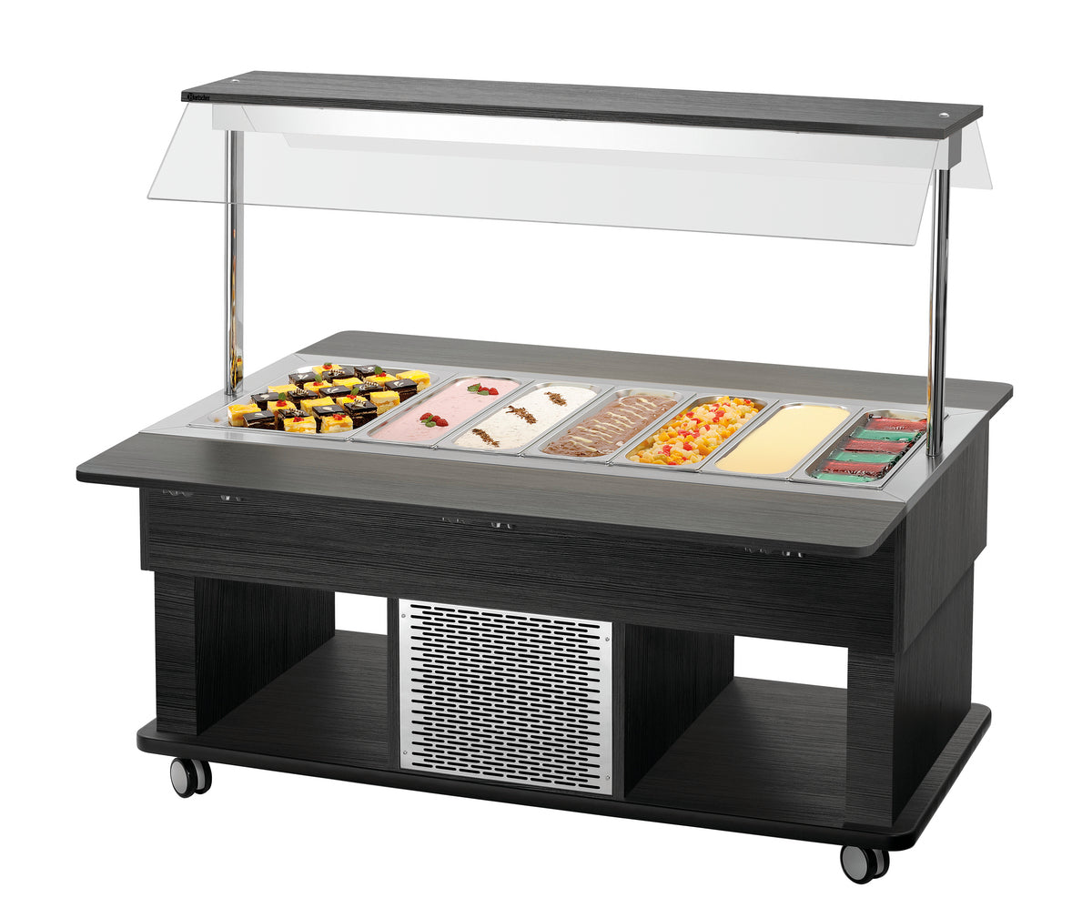 Buffetwagen Kids K4110-150A | Bartscher 125540V2 - Innenansicht