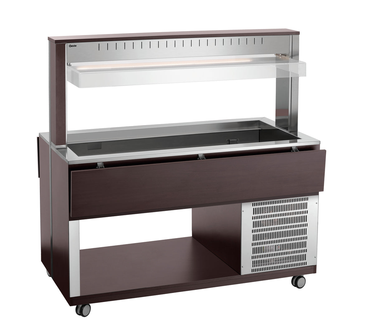 Buffetwagen K4110-200W | Bartscher 125544V1 - Seitenansicht