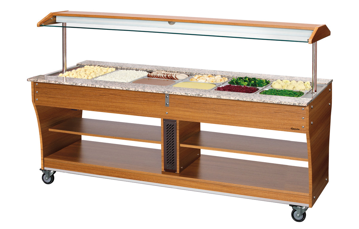 Buffetwagen, warm, 6x 1/1 GN | Bartscher 125624 - Bartscher
