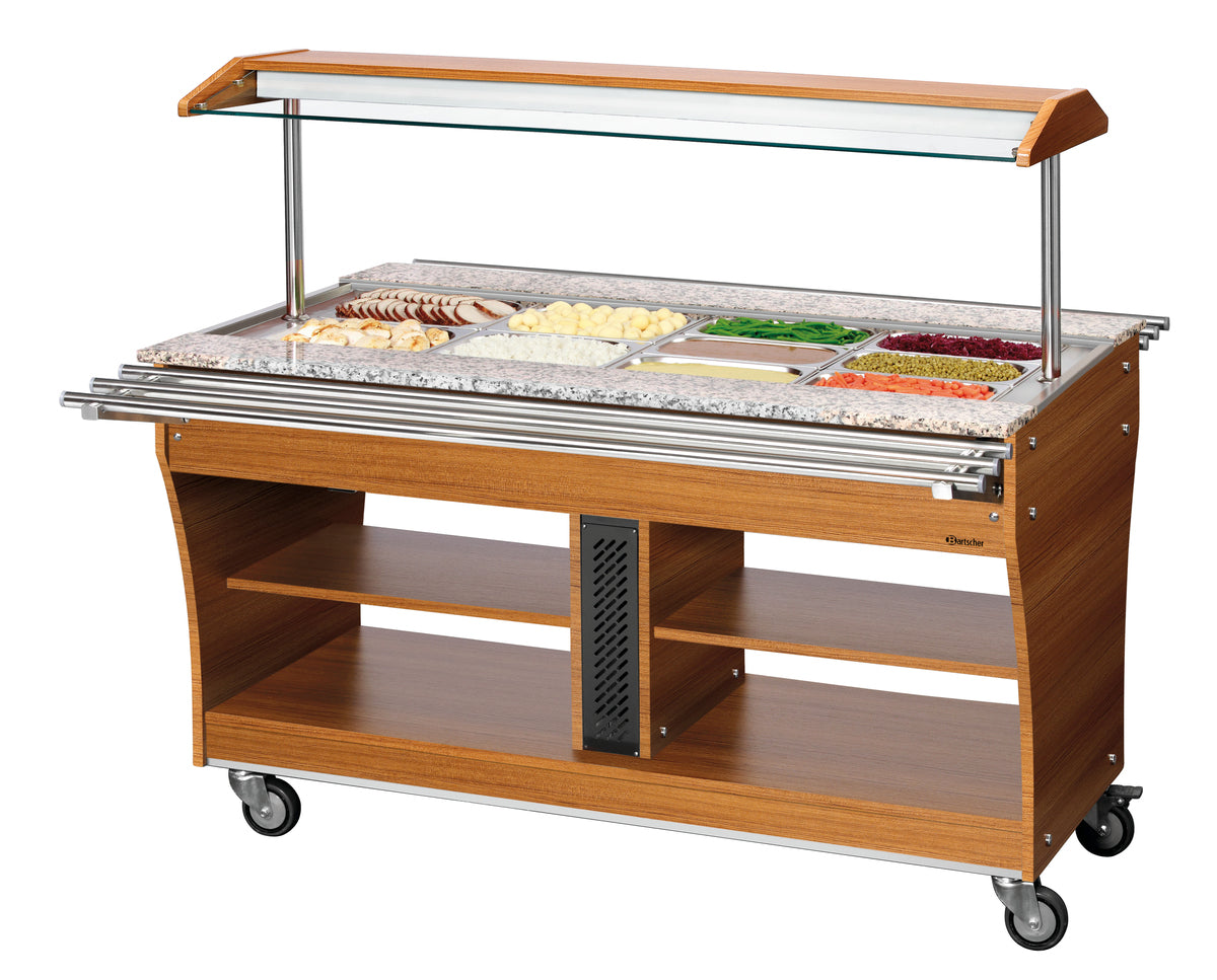 Buffetwagen, warm, 4x 1/1GN | Bartscher 125628 - Bartscher