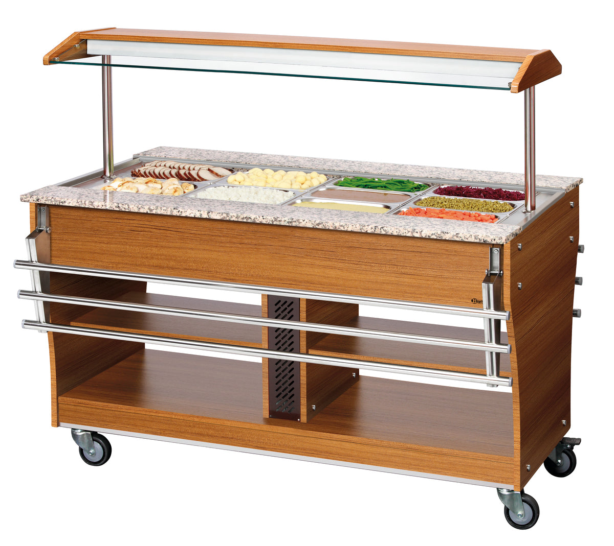 Buffetwagen, warm, 4x 1/1GN | Bartscher 125628 - Bartscher