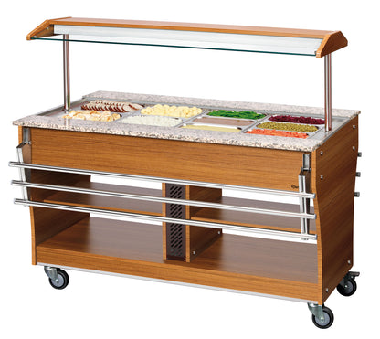 Buffetwagen, warm, 4x 1/1GN | Bartscher 125628 - Bartscher