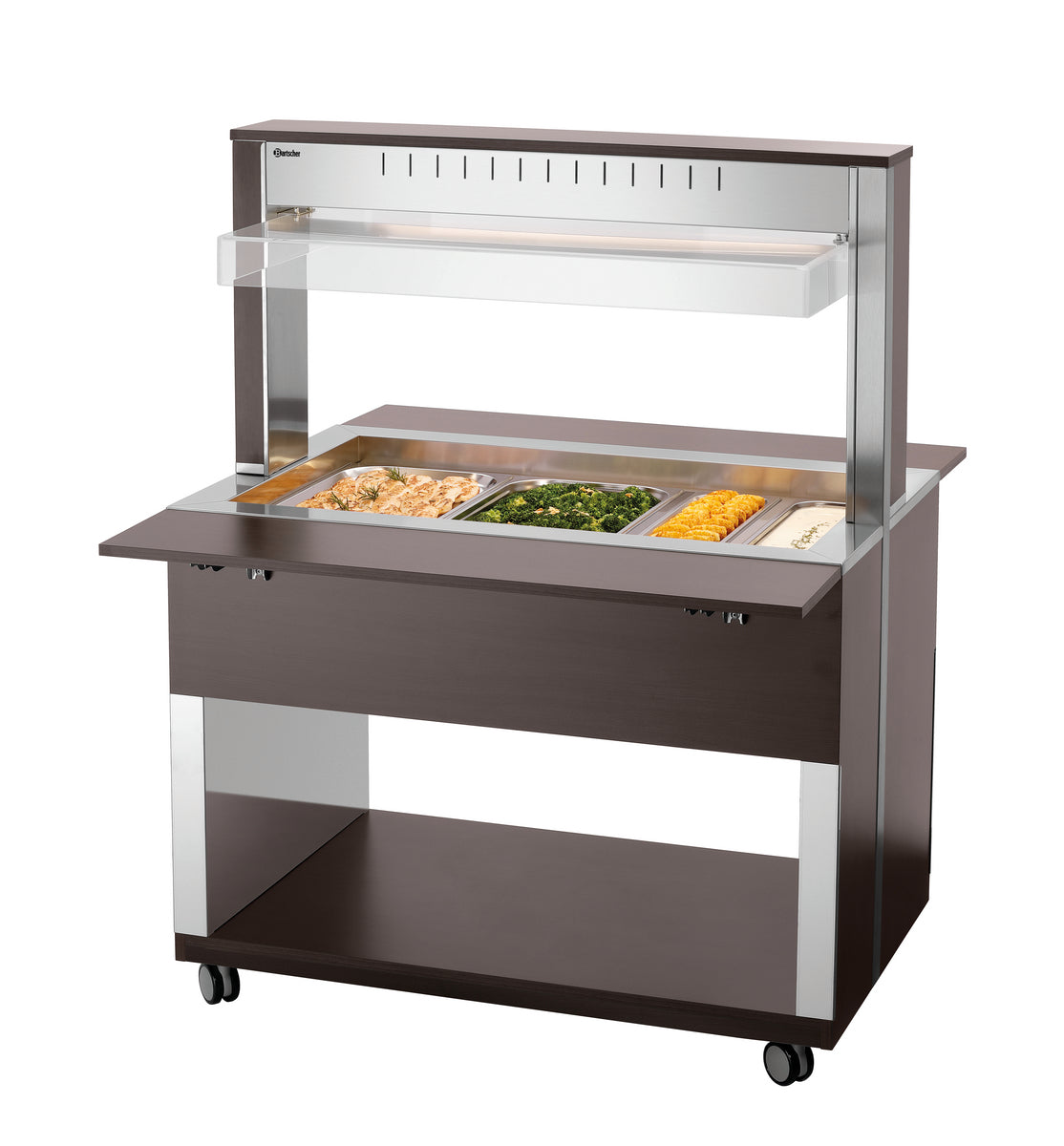 Buffetwagen W3110-200W | Bartscher 125633V1 - Innenansicht