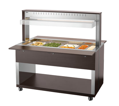Buffetwagen W4110-200W | Bartscher 125634V1 - Innenansicht