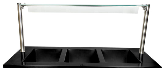 Spuckschutzwand zum Bain Marie Trolley BTS-3 | Saro 126-1550