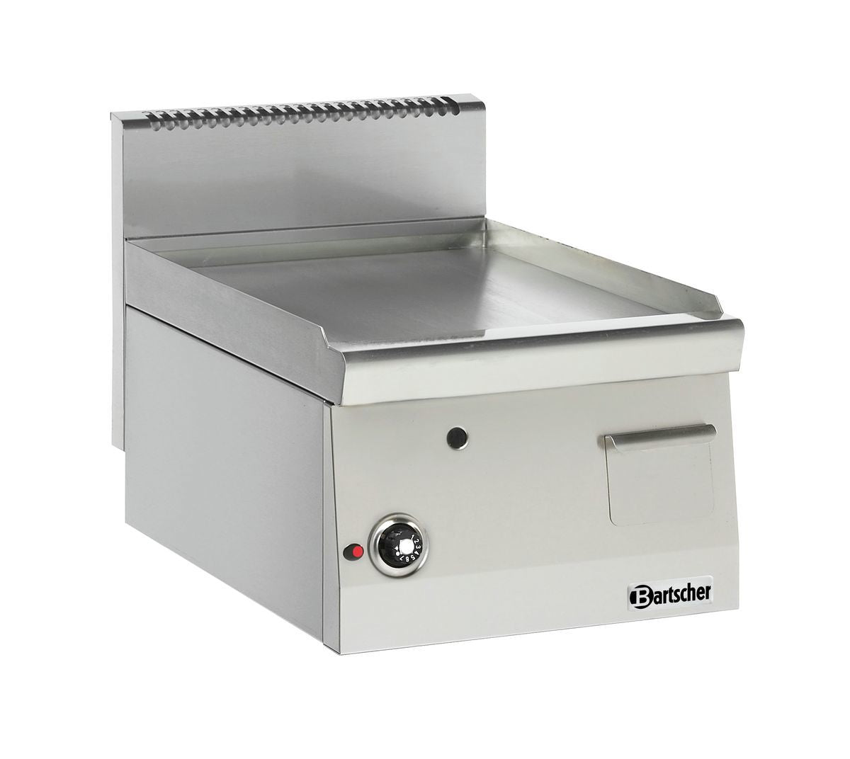 Griddleplatte Gas 600, B400 glatt | Bartscher 1311413 - Bartscher