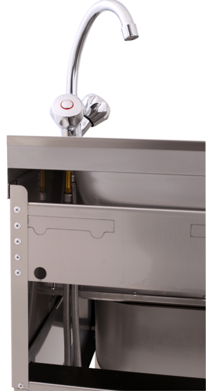 Handwasch-Ausgussbecken 50x70x85 cm | KBS 21010001 - KBS Gastrotechnik