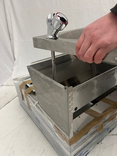 Handwasch-Ausgussbecken 50x70x85 cm | KBS 21010001 - KBS Gastrotechnik