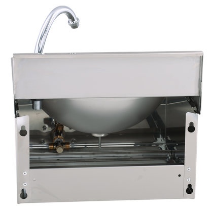 Handwaschbecken eckige Form BxT 40x40cm, zeitgesteuert | KBS 21010002 - KBS Gastrotechnik