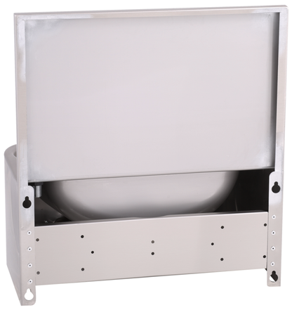 Handwaschbecken halbrunde Form BxTxH 48x35x52cm | KBS 21010003 - KBS Gastrotechnik