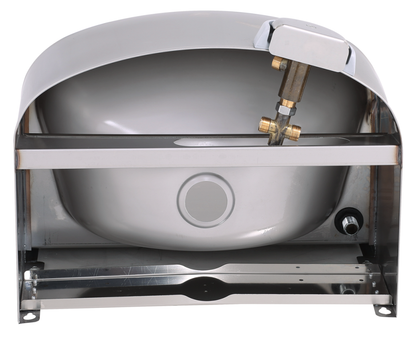 Handwaschbecken halbrunde Form BxTxH 48x35x52cm | KBS 21010003 - KBS Gastrotechnik