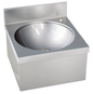 Handwaschbecken eckige Form ohne Mischbatterie BxTxH 40x40x23,5cm | KBS 21010005 - KBS Gastrotechnik