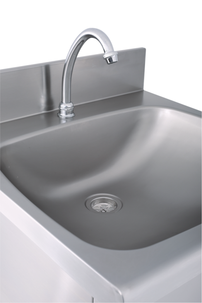 Handwaschbecken eckige Form, 50x50x85 cm | KBS 21010006 - KBS Gastrotechnik
