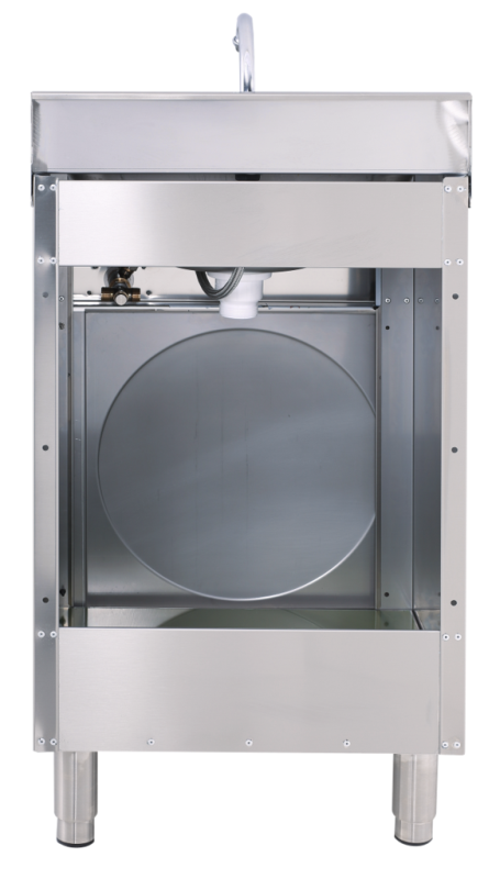 Handwaschbecken eckige Form, 50x50x85 cm | KBS 21010006 - KBS Gastrotechnik