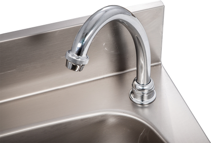 Handwaschbecken eckige Form BxT 50x40cm, zeitgesteuert | KBS 21010008 - KBS Gastrotechnik