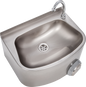 Handwaschbecken halbrunde Form BxTxH 48x35x22cm | KBS 21010011 - KBS Gastrotechnik