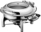 Chafing Dish, rund, Behälter induktionsgeeignet,