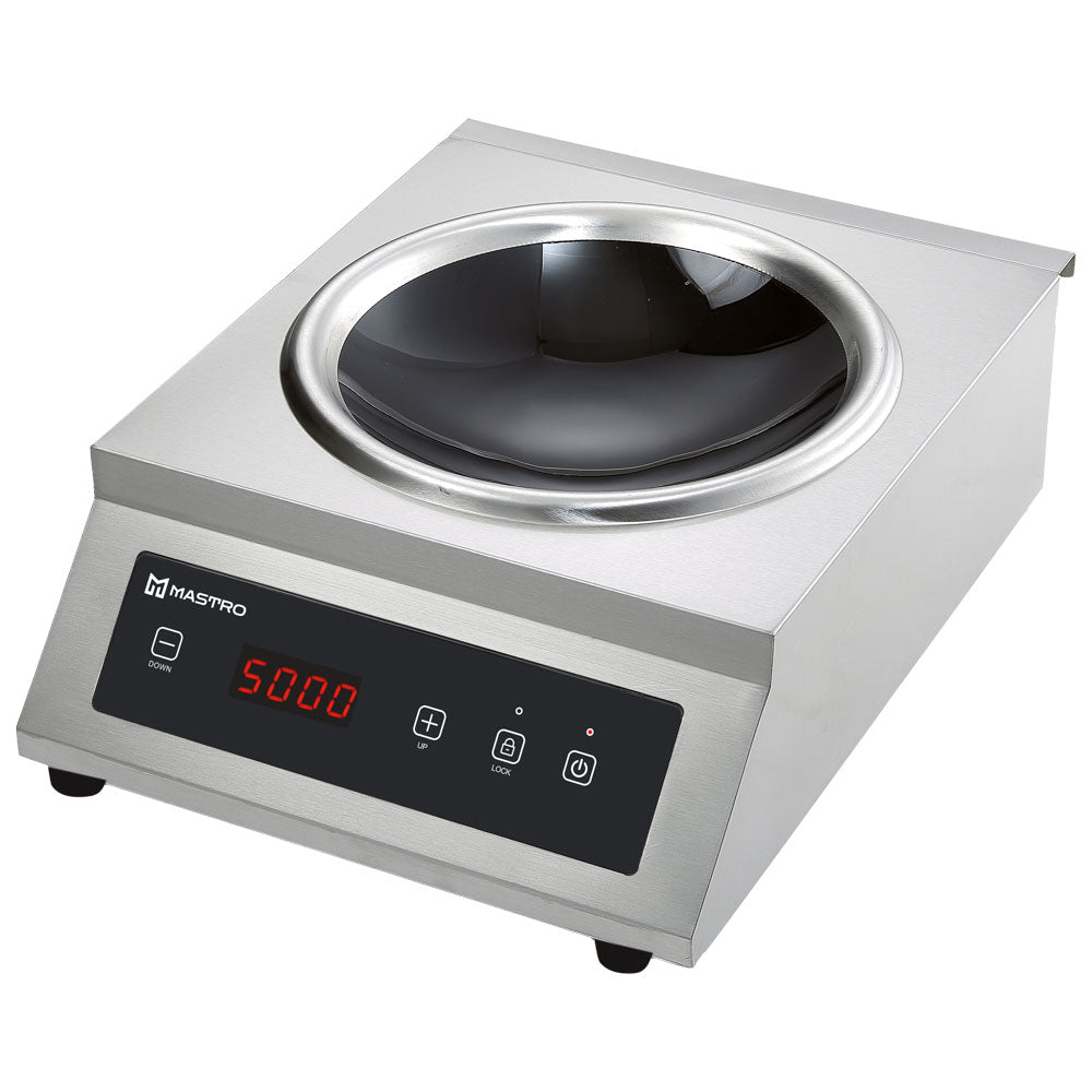 Induktionswokkochfeld Ø 330 mm 5 kW - 400V — Virtus 2151S