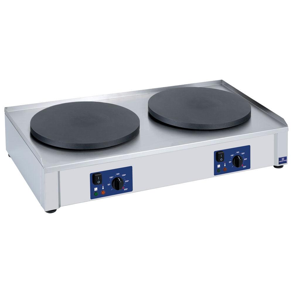 Elektro-Crêpegerät, 2x ø 400 mm — Virtus 2233X