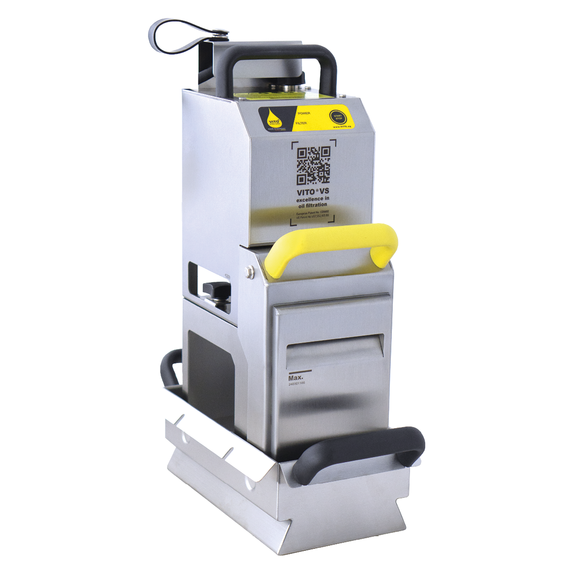 VITO Frittierölfiltersystem tragbar VITO VS - Fritteusen bis 12 L